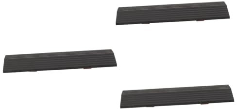 minkissy 3pcs Small Ramp for Robot Vacuum Home Entry Slope Ramp Portable Cleaning Robot Step Rubber Threshold Ramp