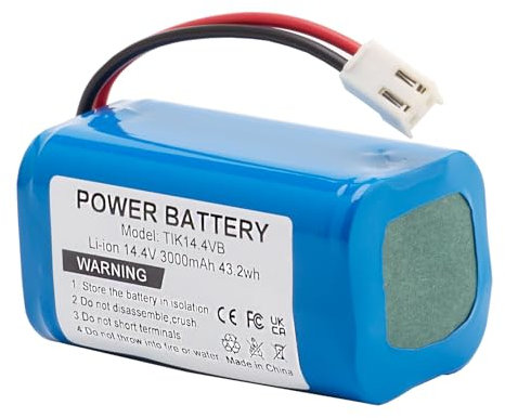 Batería Li - ION tikom 3000mah 14,4 V para aspiradora Robot g8000pro