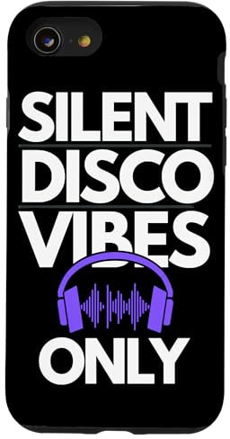iPhone SE (2020) / 7 / 8 Silent Disco Party Wireless Headphones Dance Vibes Tee Case