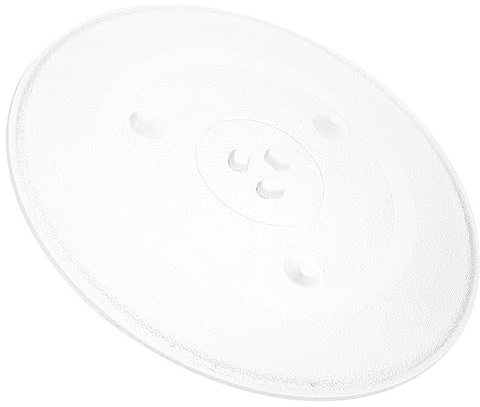 HOLIDYOYO Mikrowellen Leicht zu Reinigen Hitzebeständig Glasplatte aus Glas Einfacher Einbau Ersatz Drehteller Mikrowelle