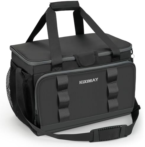 Kiximay Nevera Portátil 33L - Bolsa Isotérmica Premium | Mantiene Frío Más de 24 Horas | Plegable, Impermeable y Antifugas | Ideal para Camping, Playa, Picnic, Barbacoa y Coche