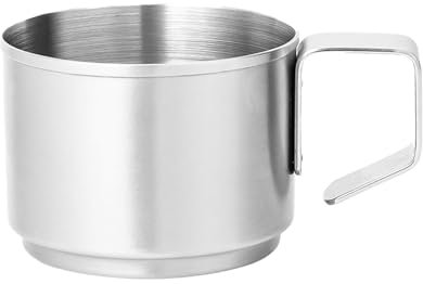 Wezalget -Teetasse, Kaffeetasse Griff | Runde Doppelmauertee Tasse | Multifunktional Camping -Getränke -Trinkbecher für Familienfreunde Kollegen