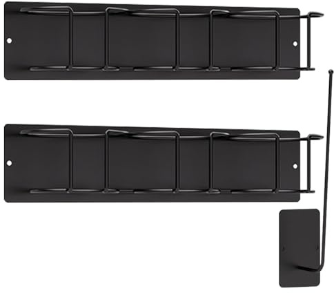 Toguma 3 Stück Wasserflaschen-Organizer Magnetischer Getränkehalter für Stanley Cup, Becherdeckel-Lagerregal Wasserflaschen-Lagerregal für Kühlschrank (Schwarz)