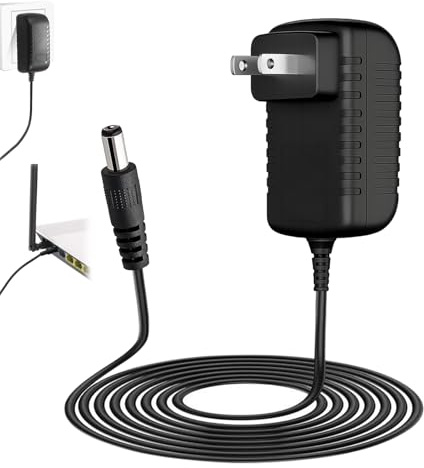 24V Power Supply AC Adapter 100-240V 50/60Hz, 1A 24 Volt AC to DC 5.5x2.5mm(Compatible with 5.5 x 2.1mm), UK Plug Charger for LED Strip Lights, CCTV Cameras, Audio Monitoring, POS Machines