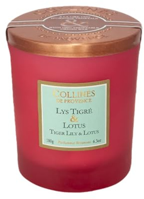 Collines de Provence - Duftkerze 180 g – Tigerlilie und Lotus