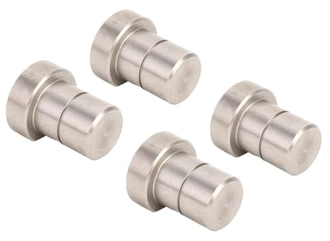 FTVOGUE 20 Mm Bankhaken, Edelstahl-Werkbankhaken mit Anodenoxidierter Oberfläche für die Holzbearbeitung, 4-teiliges Set Zum Sicheren Klemmen und Befestigen auf MFT-Tischen