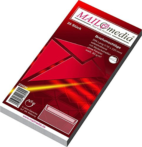 Elepa - rössler kuvert 228250 MAILmedia Briefumschlag Offset weiß, DIN Lang, ohne Fenster