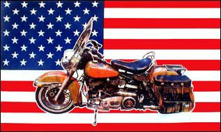 Fahne/Flagge USA Motorrad NEU 90 x 150 cm Flaggen