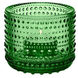 Iittala 006088 Kastehelmi Windlicht, 64 mm, grün