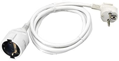 ALYCO 199474 - Prolongador cable electrico base y clavija Shuko 4 metros con proteccion infantil