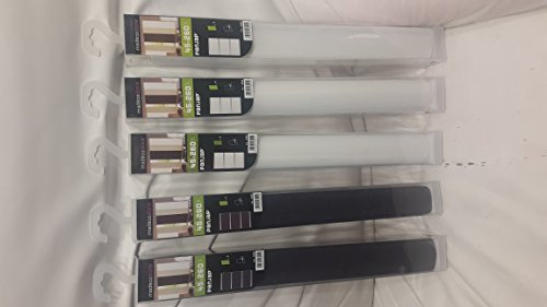 MADECOSTORE Panneau Japonais Voile Barre alu - Gris - L45 x H260cm