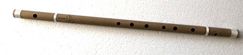 Flöjt, Korg inställning 440, E basskala, 77 cm eller 30 tum ca. sidoflöjt, bansuri, indisk flöjt