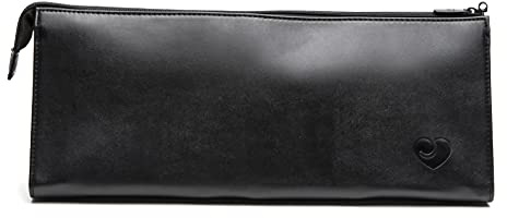 Lovehoney Massage Wand Deluxe Soft Storage Case for Men & Women, Black | Faux Leather, 14 X 5.5 X 3.5, Adult Sex Toy Case, Discreet Design, Beginner Friendly, for Couples, for Women