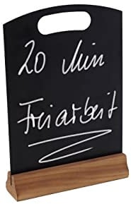 TimeTex 4055218106545 Tisch-Tafel A4 mit Standfuß und Grifföffnung