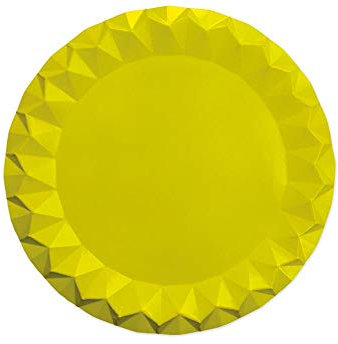 Big Party 5 Sottopiatti Diamant 32 cm Giallo