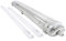 pureled SET 1x LED Feuchtraumleuchte Wannenleuchte IP65 2x T8 LED 60cm 9W 4000K G13 Bürolampe (neutralweiß)