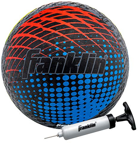 Franklin Sports Mystic Rubber Playground Ball - Kickball, Dodgeball and Four Square Ball - 8.5 Rubber Bouncy Construction - Great for All Playground Games