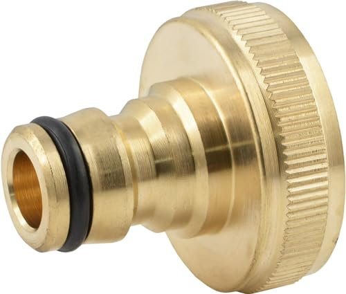 Fittingteile - G 1 Kupplungsstecker für Gartenschlauch-Kupplungen Verbinder Bewässerungssysteme (Messing)