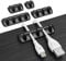 Syncwire Clips Câble Organisateur Bureau -Lot de 5- Gestion de Câbles , Adhésif Attache-Câbles en Silicone, Rangement Cordon Bureau pour Fils de Chargeur/Ordinateur/Souris/Écouteur/Téléphone etc.