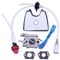 Carburetor Tune Up Kit for Husqvarna 125B 125BX 125BVX Leaf Blower, ADEFOL Carburetor + Gaskets + Fuel Line + Fuel Filter + Primer Bulb + Air Filter + Grommet Premium 8-in-1 Set