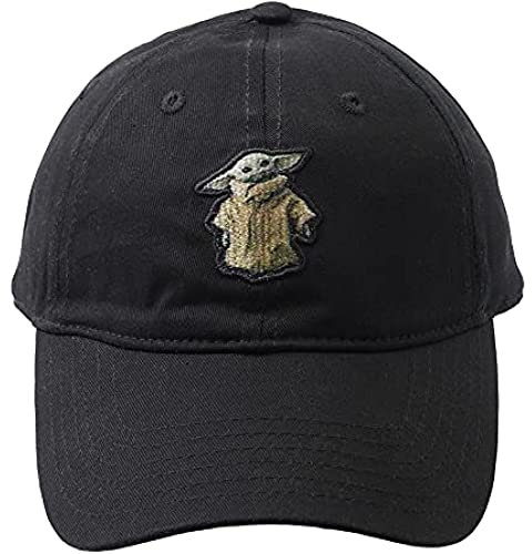 STAR WARS Unisex-Erwachsene Grogu Dad Hat The Mandalorian Adjustable Baseball Cap Baseballkappe, Onyx, Einheitsgre (6er Pack)