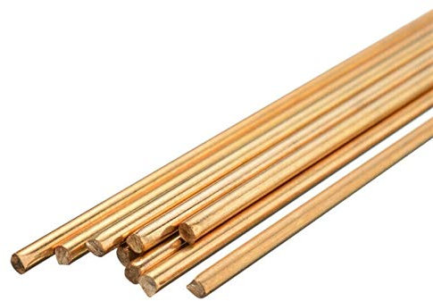 Geeyu ZHaonan-tiges de soudures Fils de Baguettes en Laiton 10pcs, pour équipement de Soudure de Soudure de réparation, 2mmx250mm, pour Le soudage