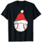 Lustige Baseballmütze mit Weihnachtsmann-Mütze, Softball-Cricket T-Shirt
