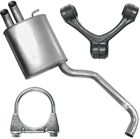 Ferroz Endschalldämpfer Auspuff Endtopf für 1.9 TDI 2.0 TDI Skoda Octavia 2 II