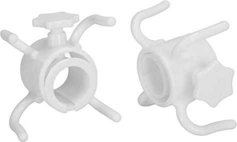 2 Pezzi Gancio per Ombrellone, Gancio per Ombrellone da Spiaggia Gancio per Ombrellone a 4 Punte Gancio per Ombrellone in Plastica Appeso per Ombrellone Gancio per Ombrello Gancio per(Bianco)