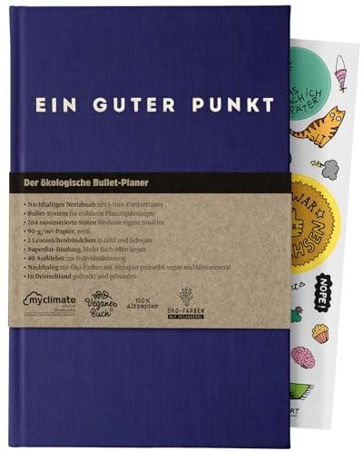 Ein guter Punkt | A5 Bullet Planer (Indigo)