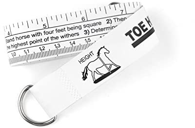 WINTAPE Pferdemaßband, Pferd und Pony Höhe Gewicht Maßband, tragbares Weight Bust Measure Tape für Pferde