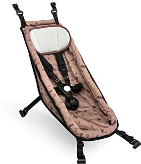 Croozer Unisex – Erwachsene Babysitz Red Patterned Nanna Bag Kit Für Trailer, Rot, Einheitsgröße für alle