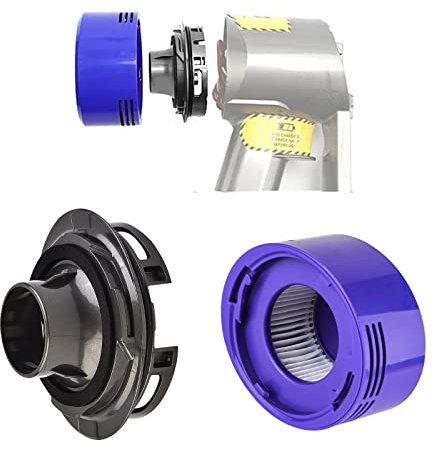 Fixbetter Kit filtro posteriore motore per Dyson V7 V8 accessori per aspirapolvere, kit di conversione filtro Hepa per Dyson