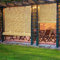 Anpassbar Bambusrollo, 40-170cm Breit Schnurlos Schilfrollos, Bambus Handgewebt Rollo, Sonnenschutz/Atmungsaktiver/Wetterfest, Für Fenster/Balkon/Terrasse/Innen/Außen ( Color : Natural white line )