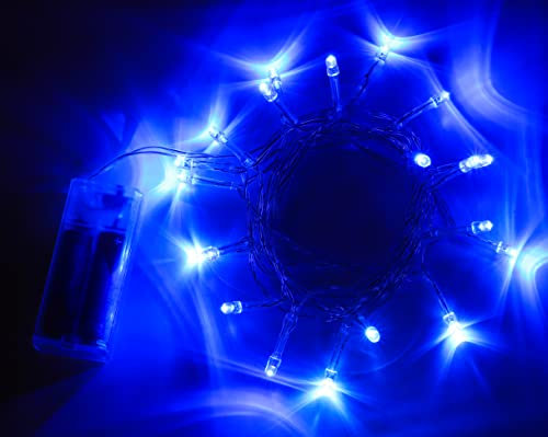 Christmas Concepts® 1.8m (5.9ft) Battery Operated Fairy Lights – 20 Blue LED'S - Stunning Home Décor - DIY Wedding Decoration – Indoor Use