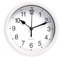 OHS Wall Clock, Small Round Clocks for Kitchen Living Room Office Bedroom, Round Clock Modern Home Decorative Large Numbers Easy To Read, White