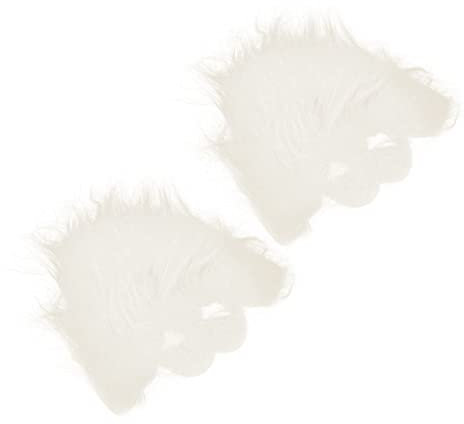 PRETYZOOM 2stücke Weihnachtsmann-schnurrbärte Falscher Bart Für Weihnachten Weihnachts-Requisiten-bart Requisiten-gesichtsbehaarung Weihnachtsparty-gesichtsbehaarung