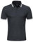 Djtnzdm Polo Shirt for Men Adult Breathable Summer Polyester Pique Tshirt Tennis Designer Mens Polo Classic Fit Tops Dark Grey L