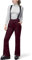 33,000ft Damen Skihose Hosenträgerhose Outdoorhose Wasserdicht Winddichte Softshellhose Warme Gefütterte Schneehose Snowboardhose Skilanglaufhose Thermohose Wanderhose Ski Pant, Himbeerrot M/31L