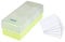 Papiertiger 100 Karteikarten (10, Weiß, Liniert, DIN A8 | Bundle mit Box grün)