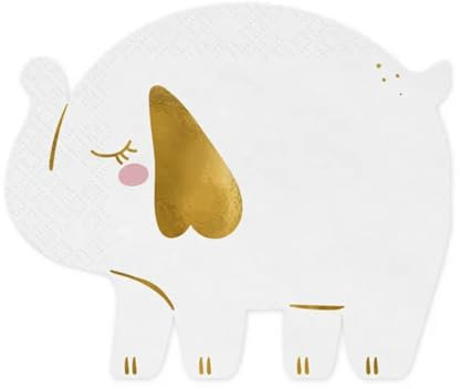 12 Servietten Elefant Party Serviette Babyparty Baby Dusche Geburt Taufe Kindergeburtstag Feier Geburtstag Papierservietten