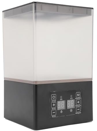 Qcwwy Automatisches Bewässerungssystem für Topfpflanzen, 2-in-1-Sets für Automatische Tropfbewässerung, Innenbewässerungssystem mit 1,3 L Tank, Timer und LCD-Bildschirm,