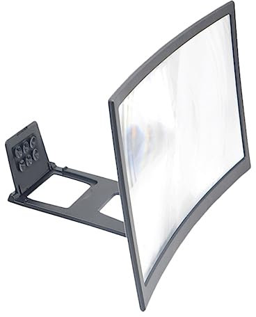 KITANDOVE 1stück Handy Bildschirmlupe Tragbarer Handy Bildschirmverstärker Aus Effektive Vergrößerung Rutschfester Stand Leicht Und Praktisch Für Und Spiele Schwarz