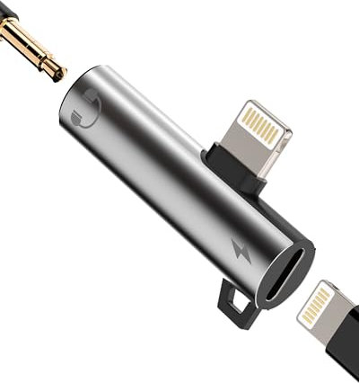 Adattatore Jack Lightning A 3,5mm Cuffie Per IPhone AUX Cavetto Accessori Audio Auricolari Adapter Caricatore SDoppiatore Headphone Ricarica Per Apple iPad Mini 14 Prolunga Cuffia Autoradio ip-GG