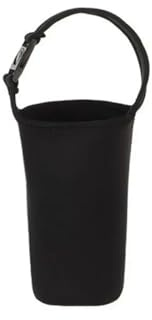 AMEEDA Sac de Bouteille d'eau en Filet Eco-Friendly 900ml Water Bottle Holder Tumbler Carrier Basket Portable Sports Cup Pouch Heat Insulated Small Bag(Black 1)