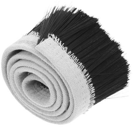 HOMOCONO CNC Router Dust Shoe Brush 70mm Wide Black Nylon Strip Brush for Woodworking Engraving Machine Vacuum Collection Accessory Dust Shield for CNC Router Spindle Motor