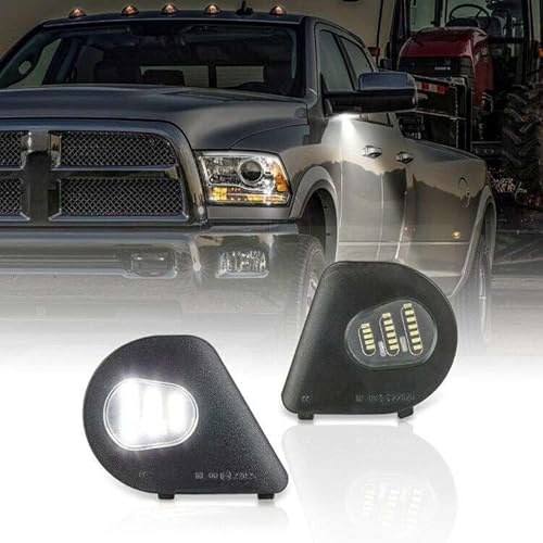 HOFFCAR KIT ILLUMINAZIONE AMBIENTALE A LED COMPATIBILE CON Dodge Ram di quarta generazione | Anno modello 2009-2018 | VETRO TRASPARENTE | LED 6000K EFFETTO XENON | CAN-BUS, PLUG AND PLAY