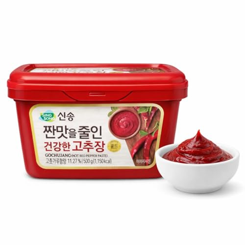 Pasta di Peperoncino Gochujang Coreana Sing Song 500g – Salsa Piccante Fermentata per Bibimbap, Ramen, Carne e Marinature – Condimento Asiatico Tradizionale Intenso e Cremoso
