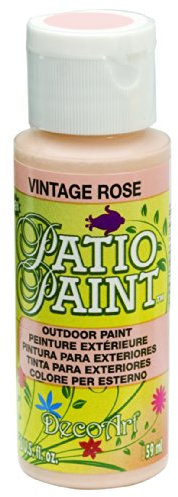 Deco Art Patio Paint 2oz-Vintage Rose