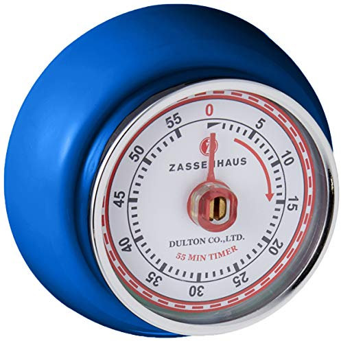 Zassenhaus 072273 Speed Minuteur Métal Bleu Royal